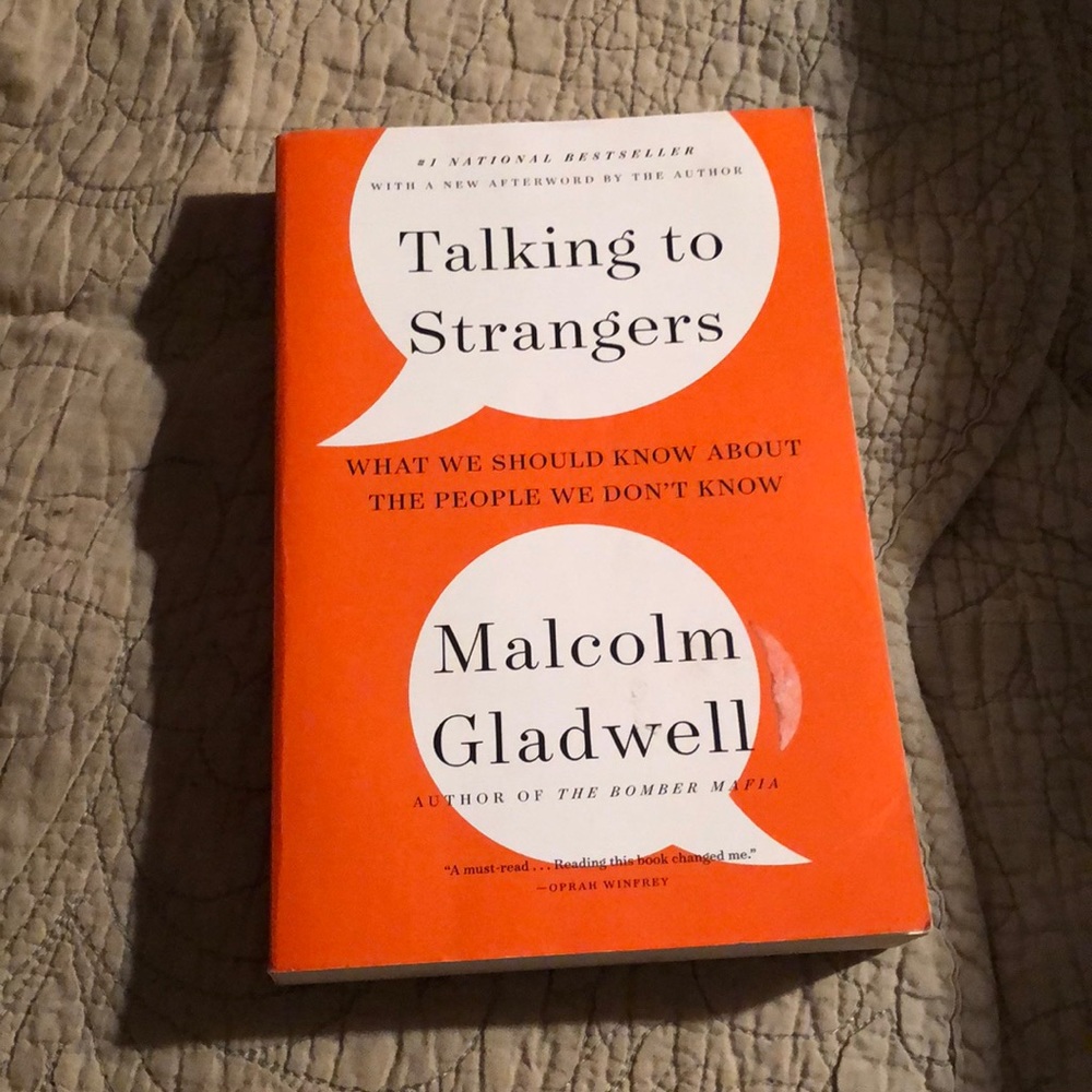 TALKING TO STRANGERS BOOK